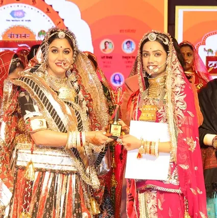 करमचंद बने मिस्टर राजस्थान ट्रेडिशनल,प्रिया मिस एंड पूजा मिसेज राजस्थान