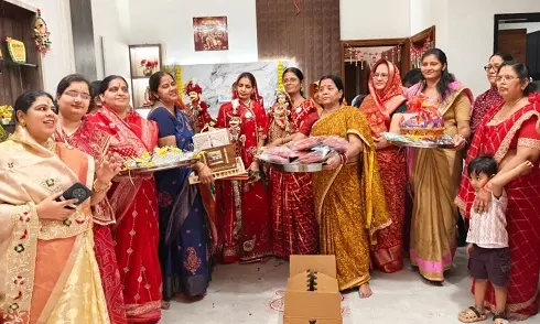 पारम्परिक रीति रिवाज से गवरजा का विवाह सम्पन्न