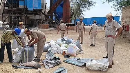 करोड़ों रूपये का मादक पदार्थ किया नष्ट
