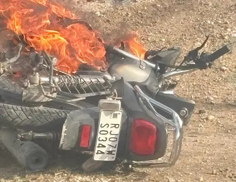 नोखा रोड पर हुआ दर्दनाक हादसा,युवक की दर्दनाक मौत