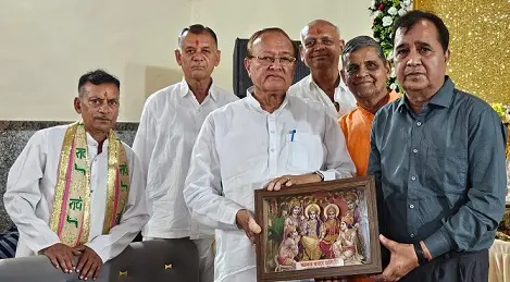 श्री नवाह्न परायण पाठ में झूमें श्रद्धालु,जीवन के संकट मिटाता का है माध्यम