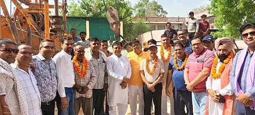 राठी परिवार के प्रयास : पीबीएम में नए ट्यूबवैल का किया भूमि पूजन