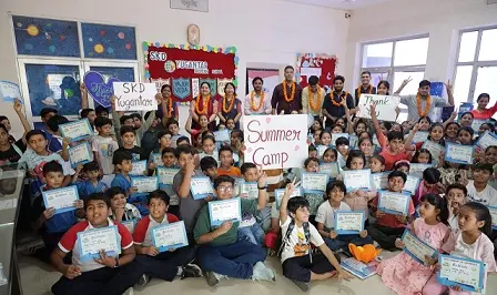 एसकेडी युगांतर मॉडर्न स्कूल में समर कैंप का सफल आयोजन