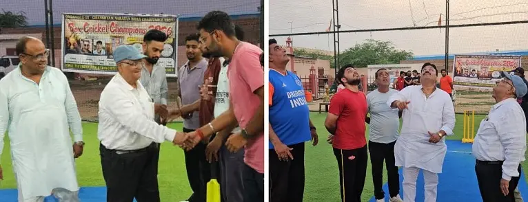 बॉक्स क्रिकेट चैम्पियनशिप का आगाज,दो टीमें टीमें पहुंची अगले राउंड में