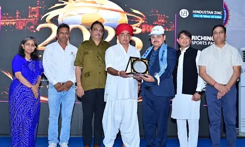 बीकानेर को मिला सर्वश्रेष्ठ जिला फुटबॉल संघ का खिताब