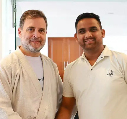 एनएसयूआई नेता सामेजा ने राहुल गांधी से किया संवाद