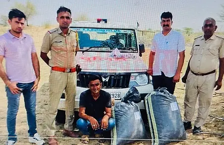 डोडा पोस्त के साथ तस्कर,तो टोपीदार बंदूक के साथ बदमाश गिरफ्तार
