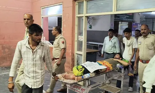 अब अस्पताल में भी सुरक्षित नहीं है घायल,हथियारों से लैस होकर आएं बदमाश
