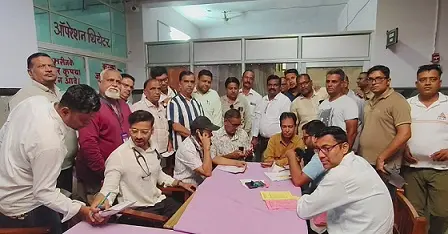 60 से अधिक पत्रकारों का स्वास्थ्य परीक्षण