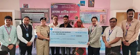 आरएसी के दिवगंत कार्मिक के परिजनों को सौंपी एक करोड़ से ज्यादा की क्लेम राशि