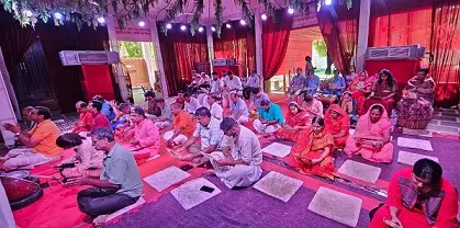 श्री आदि गणेश मंदिर में 11000 लक्ष्मी गणेश स्तोत्रतम के पाठ